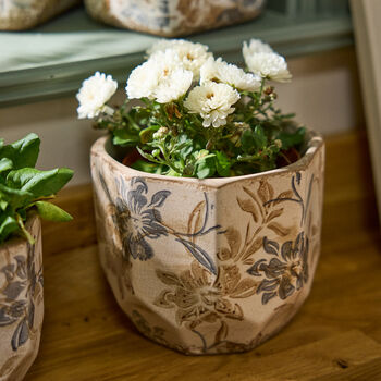 Vintage Floral Plant Pots, 5 of 5