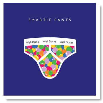 Well Done 'Smartie Pants' Card, 4 of 5