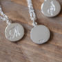 Bridal Party Initial Sterling Silver Necklace, thumbnail 10 of 11