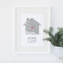 'Home Is Where The Heart Is' Map Print, thumbnail 10 of 11