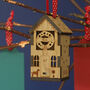 Wooden House Christmas Tree Decoration, thumbnail 5 of 5