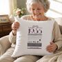 Personalised 90th Birthday Gift 1936 Cushion, thumbnail 2 of 12