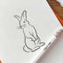 'Little Bunny' Letterpress Card, thumbnail 4 of 6