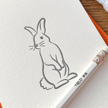 'Little Bunny' Letterpress Card, 4 of 6