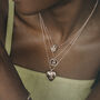 Rose Coin Necklace, thumbnail 3 of 7