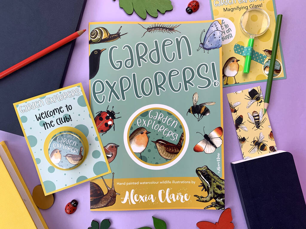 'Garden Explorers' Wildlife Activity Kit For Kids, 1 of 12
