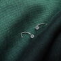 Sterling Silver Ear Hook With Single Crystal, thumbnail 6 of 6