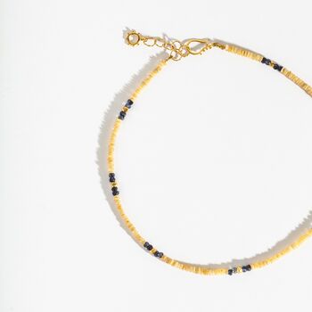 Beaded Opal And Iolite Gemstone Necklace, 2 of 7