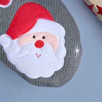 Personalised Grey 'Letter to Santa' Christmas Stocking, 4 of 4