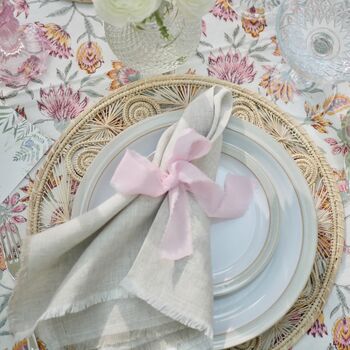 Colombian Hand Woven Placemat In Pink, 7 of 9