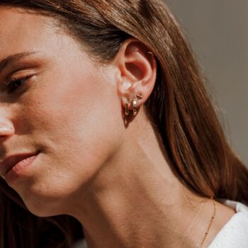 Lovestud 14k Gold Vermeil Earrings, 4 of 5