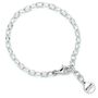 Silver Adjustable Charm Bracelet With Personalised Tag, thumbnail 4 of 10