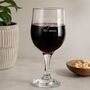 80th Birthday Gift Engraved Wine Glass, thumbnail 3 of 10