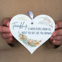 Pampas And Dried Foliage Friendship Heart Wall Hanging, thumbnail 5 of 5