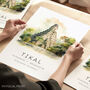 Guatemala South American Travel Prints Of Tikal, thumbnail 1 of 7
