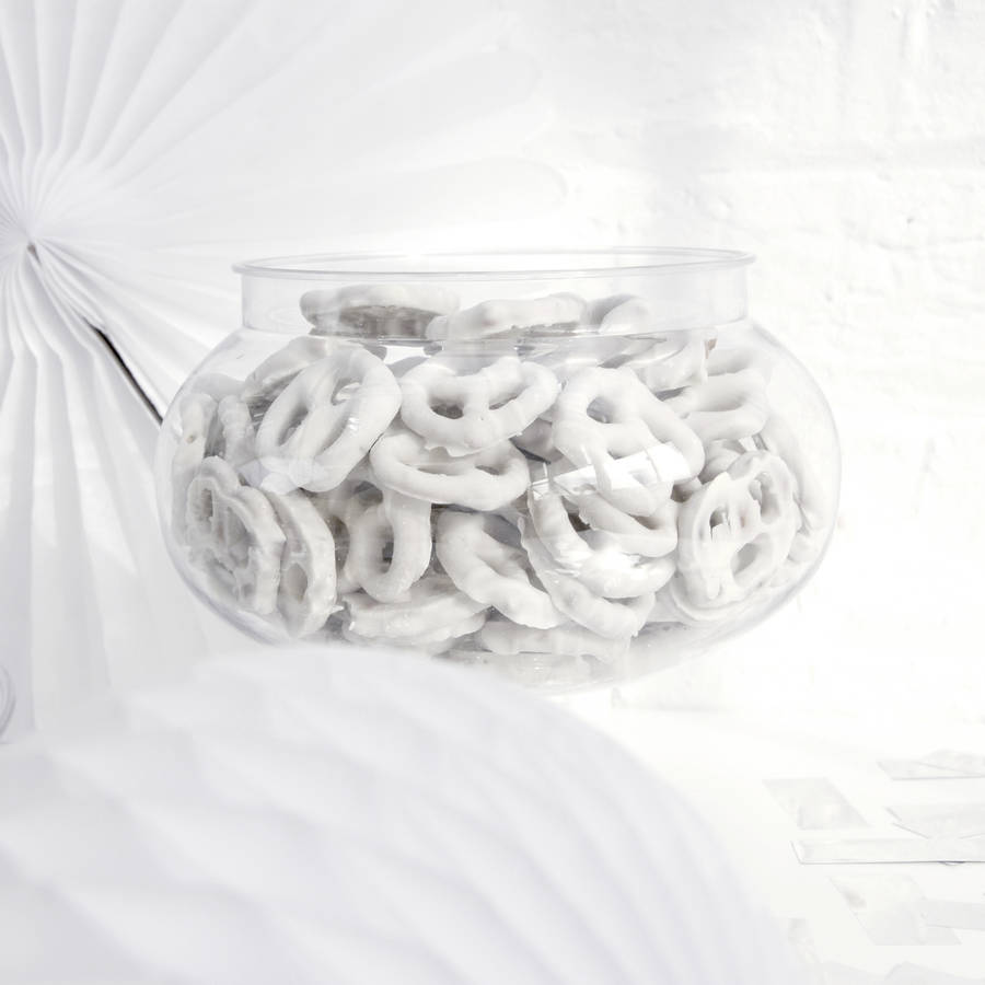 round pedestal sweets jar by peach blossom