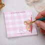 Pink Mouse Memo Pad Block For Your Desk, thumbnail 2 of 3