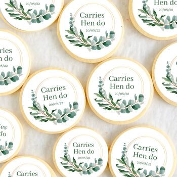 Personalised Eucalyptus Design Edible Drink Toppers, 4 of 5