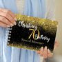 Personalised 70th Birthday Party Guest Book, thumbnail 9 of 9