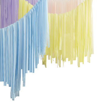 Pastel Streamer Ceiling Decoration, 2 of 3
