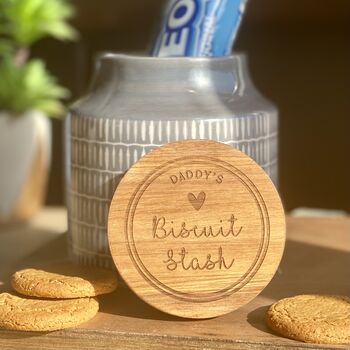 Personalised Biscuit Stash Treat Jar, 2 of 3
