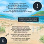 Custom Pet Portrait Cushion Beach Background, thumbnail 3 of 6