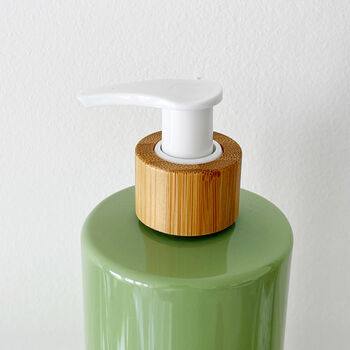 Refillable Green Plastic Bottle With Minimalist Label, 5 of 9
