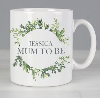 Personalised Botanical Mug, 5 of 6