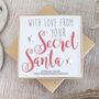 With Love From Your Secret Santa Sterling Silver Earrings, thumbnail 1 of 5