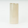 Large Cylinder Handmade Stoneware Vase In Cloud Grey, thumbnail 1 of 2