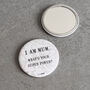 Super Mum Pocket Mirror, thumbnail 1 of 4