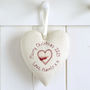 Personalised Hanging Heart Engagement Gift, thumbnail 9 of 12