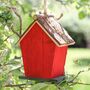 Personalised Robin Red Hanging Bird House, thumbnail 4 of 9