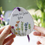 First Easter Floral Ceramic Egg Hanging Decoration, thumbnail 7 of 7