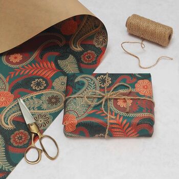 Paisley Patterned Gift Wrap, 6 of 6