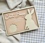 Easter Bunny Snack Tray Board Personalised, thumbnail 1 of 8