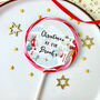 Personalised Christmas At The Blue Houses Lollipop, thumbnail 1 of 3
