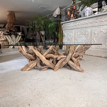 Large Rectangular Driftwood Coffee Table, 6 of 6