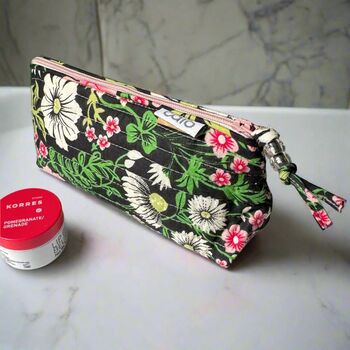 Mini Make Up In Black Orchard Print, 3 of 4