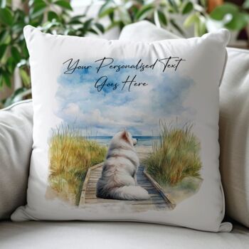 Personalised Samoyed Dog Beach Walk Collection, 3 of 8