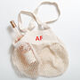 Personalised Embroidered Net Tote Bag, thumbnail 2 of 10