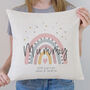 Personalised Mummy Rainbow Cushion, thumbnail 4 of 6