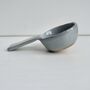 Handmade Blue Pottery Coffee Scoop, thumbnail 2 of 6