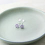 Forget Me Not Stud Earrings, thumbnail 4 of 7