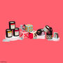 Monopoly Roll The Dice Pink And Red Pillar Candle, thumbnail 4 of 4