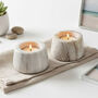Natural Marble Tealight Holder Set Of Two, thumbnail 6 of 7