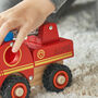 Personalised Wooden Toy Fire Engine, thumbnail 3 of 3