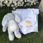 Bunny Soft Toy With Bodysuit Gift Set, thumbnail 1 of 4