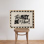 This Must Be The Place Retro Print, Mid Century Landscape Wall Art, thumbnail 5 of 10