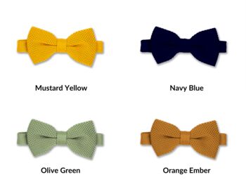 Knitted Bow Ties | 30+ Colours, 7 of 9